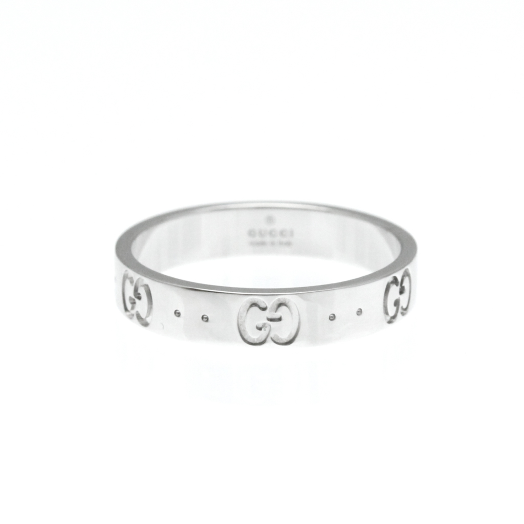 Gucci Icon White Gold (18K) Band Ring