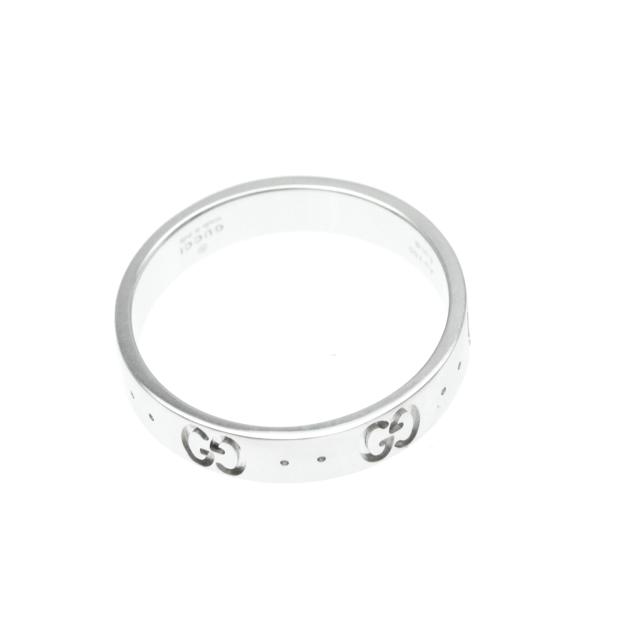 Gucci Icon White Gold (18K) Band Ring