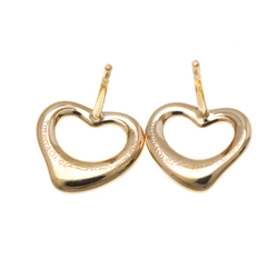 Tiffany Open Heart No Stone Pink Gold (18K) Stud Earrings Pink Gold