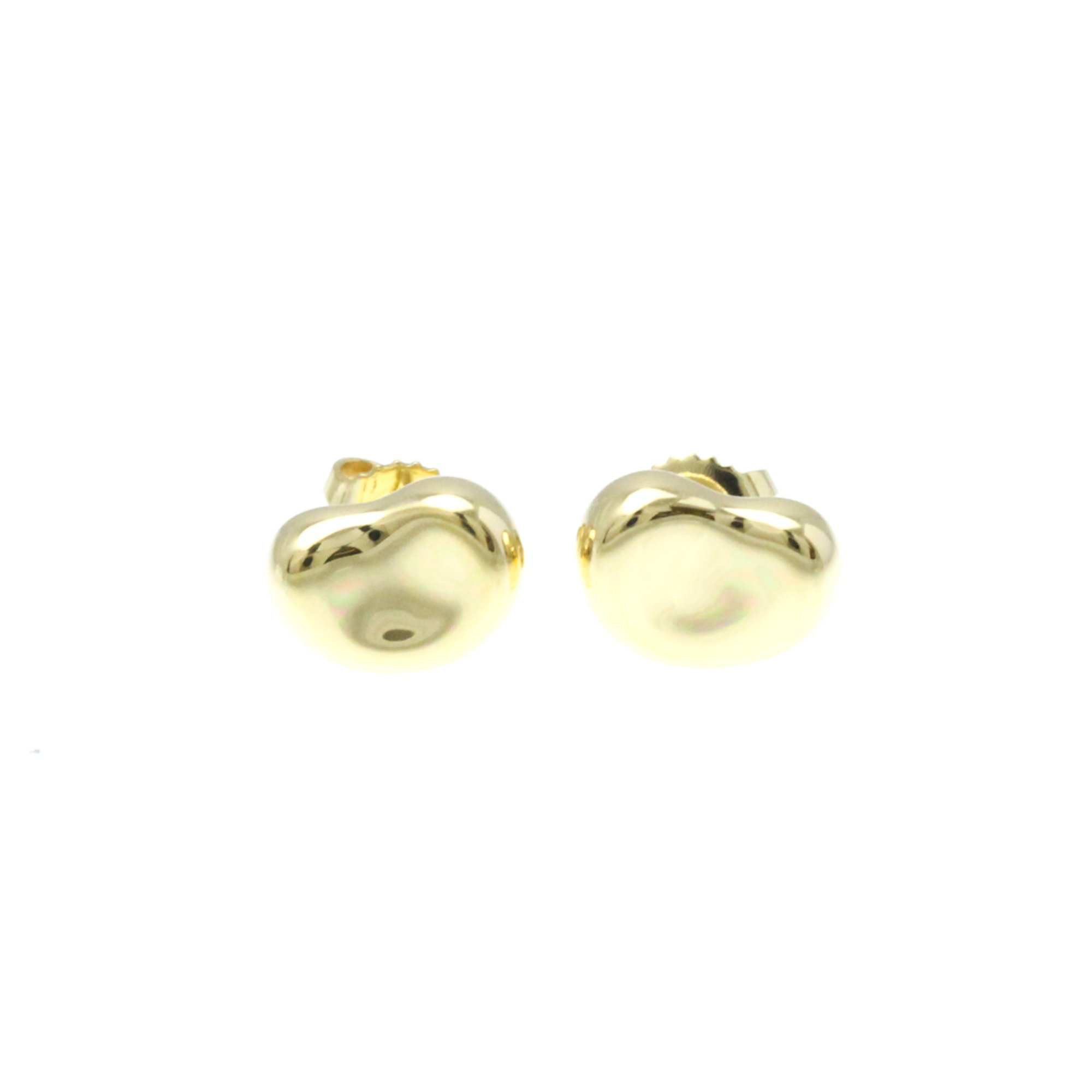 Tiffany Bean No Stone Yellow Gold (18K) Stud Earrings Gold