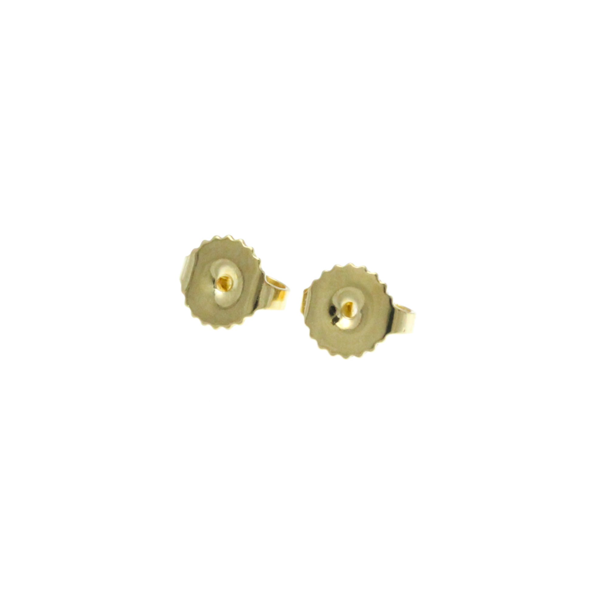 Tiffany Bean No Stone Yellow Gold (18K) Stud Earrings Gold