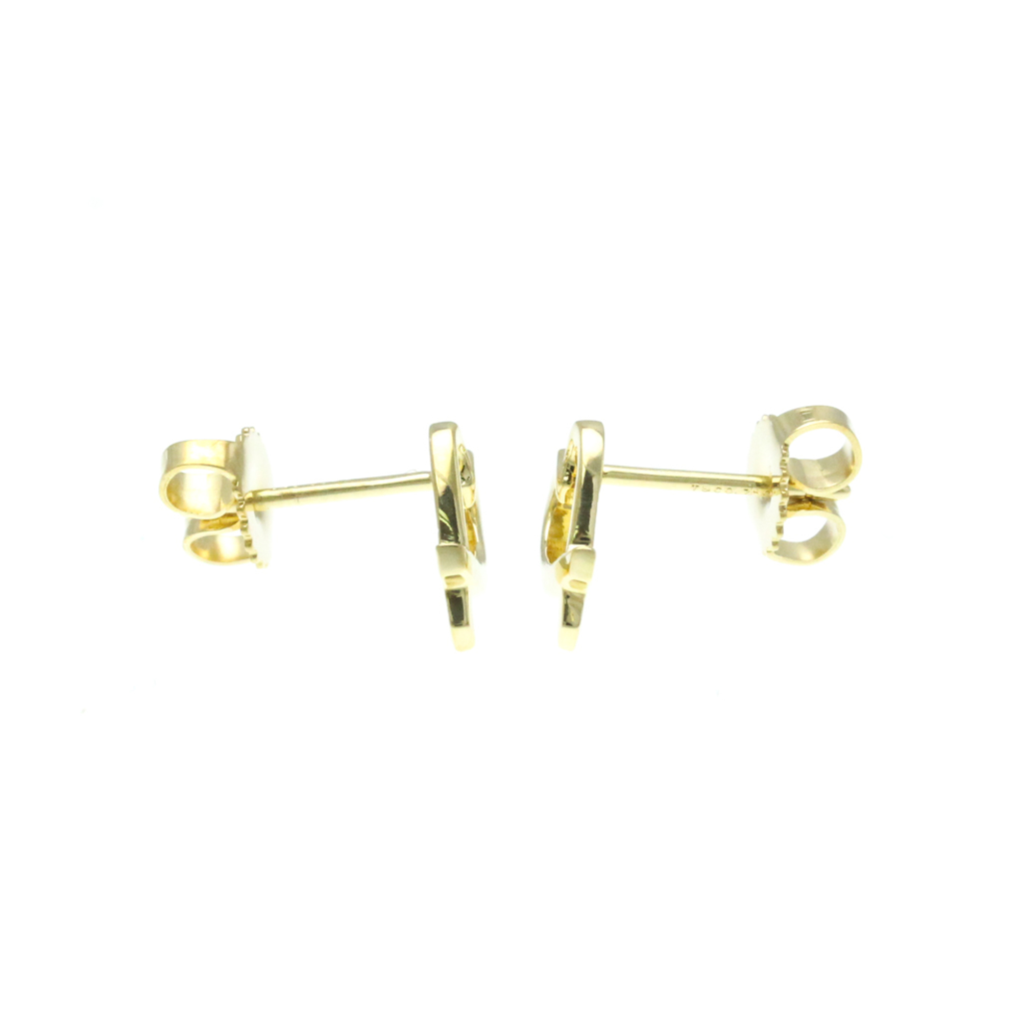 Tiffany Loving Heart No Stone Yellow Gold (18K) Stud Earrings Gold