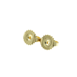 Tiffany Loving Heart No Stone Yellow Gold (18K) Stud Earrings Gold