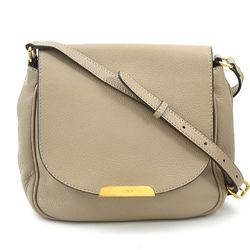 FENDI shoulder bag leather beige women's 8BT214-Q10 h30565a