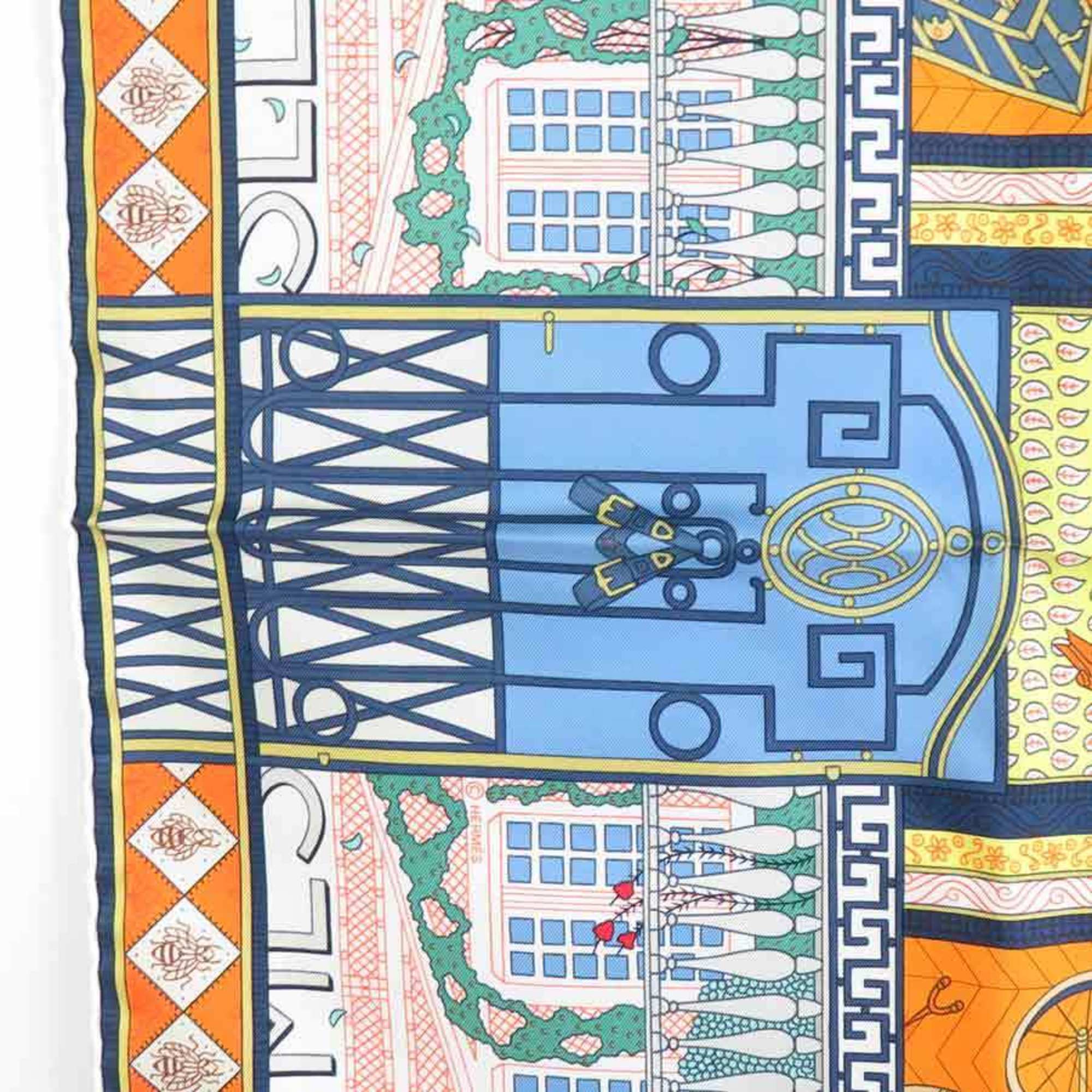 Hermes HERMES Scarf Muffler Carre 90 OBJETS DE CURIOSITE Silk Multicolor Women's e59301g