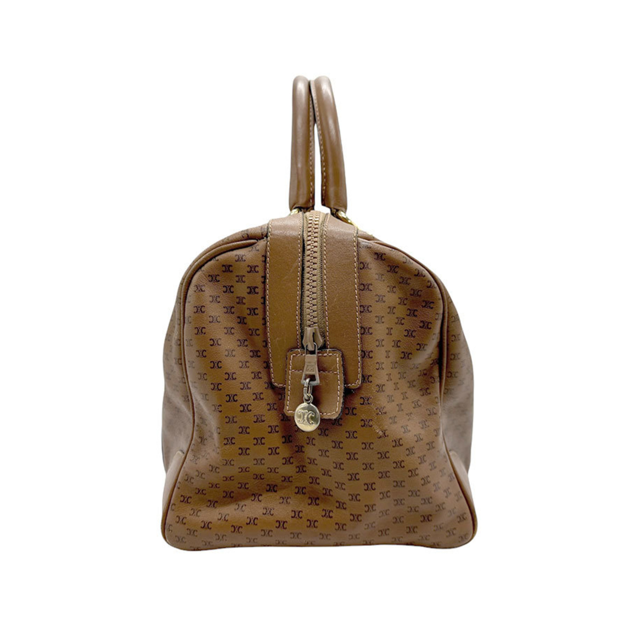 CELINE handbag leather brown ladies n0440