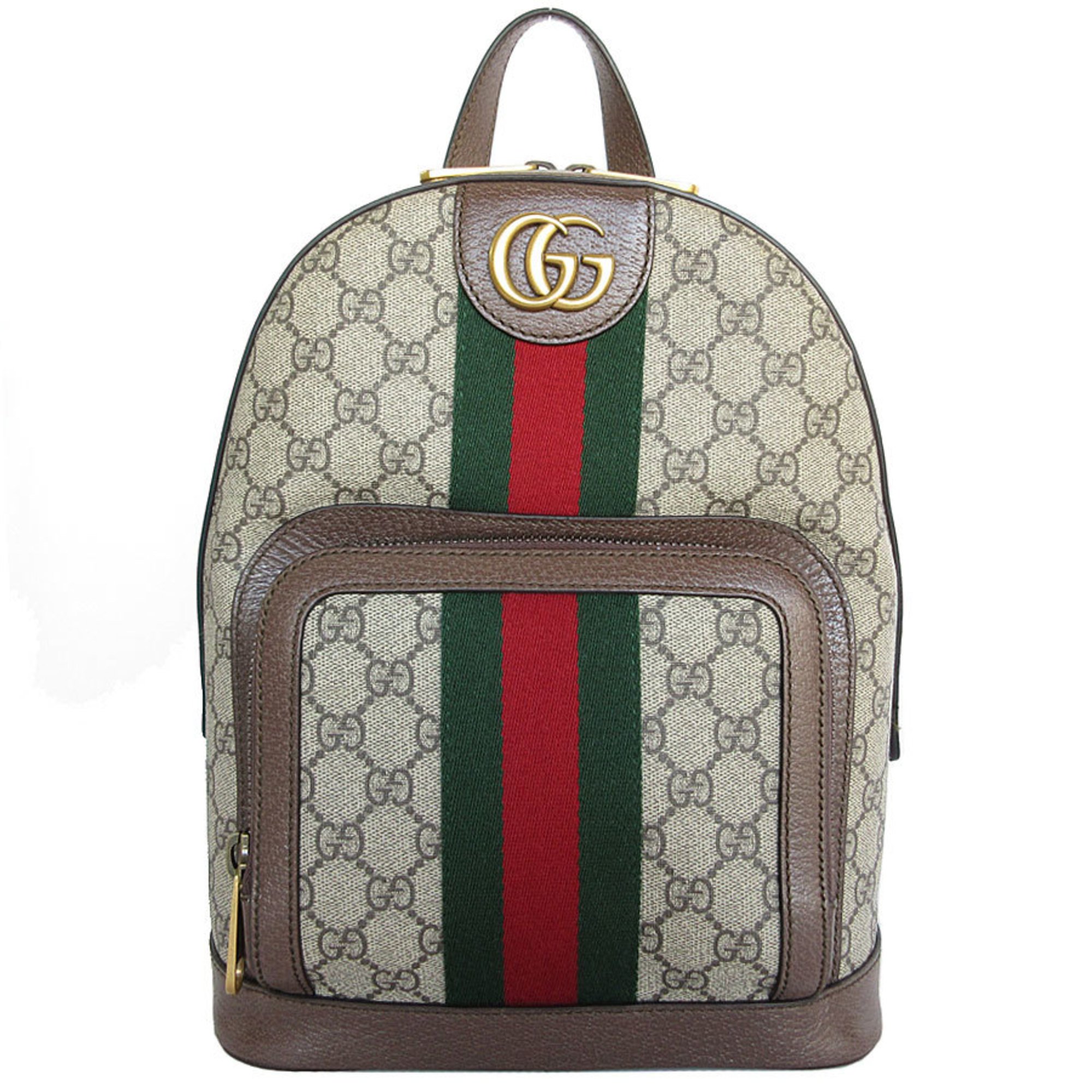 GUCCI Backpack GG Marmont Supreme Canvas Brown Gold Men's Women's 547965 s0354a