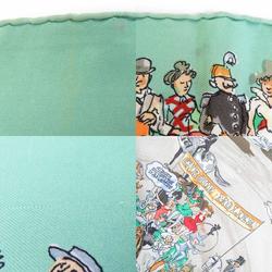 Hermes HERMES Scarf Muffler Carre 90 CIRQUE MOLIER Silk Green Multicolor Women's e59303a