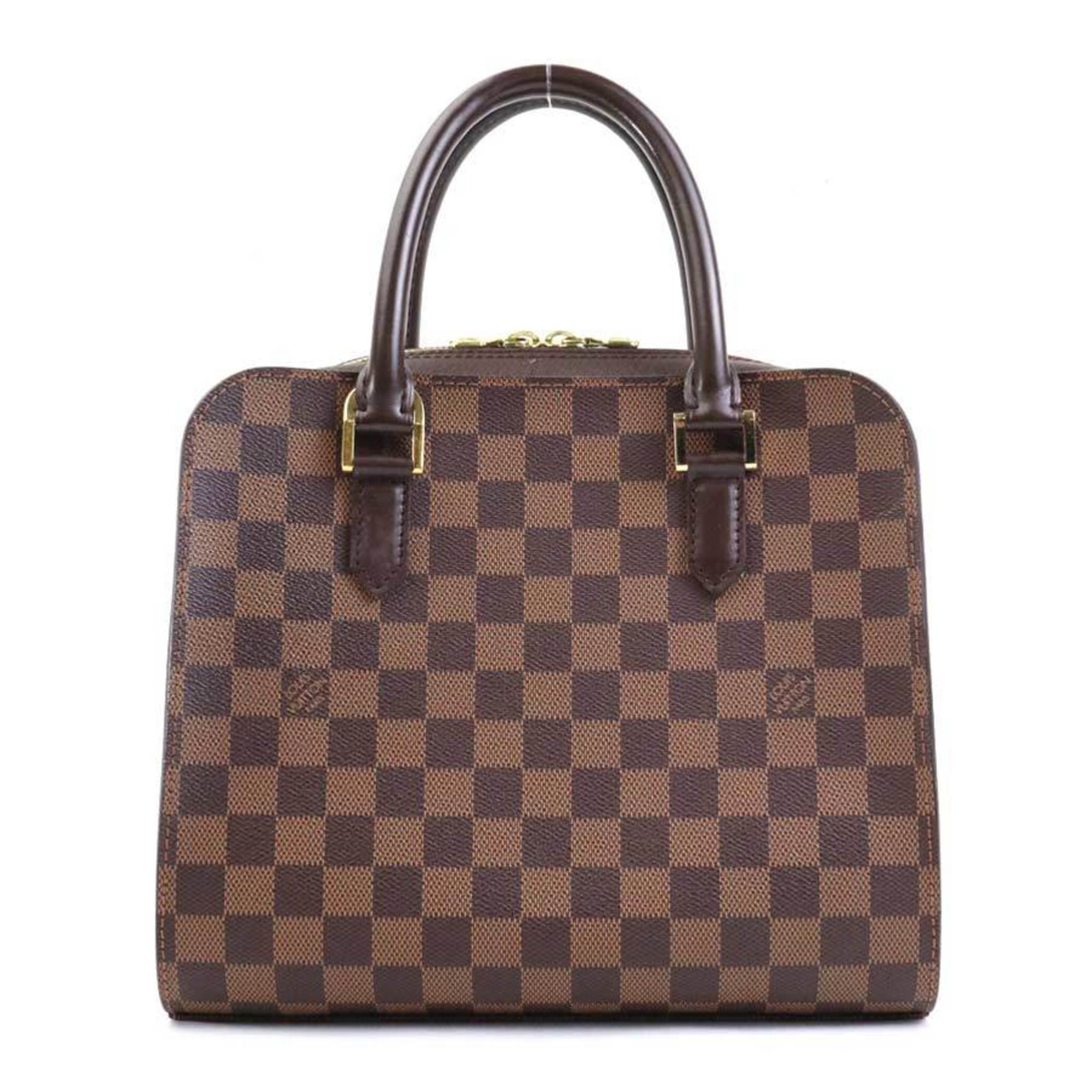 Louis Vuitton LOUIS VUITTON Handbag Damier Triana Canvas Ebene Women's N51155 h30568a