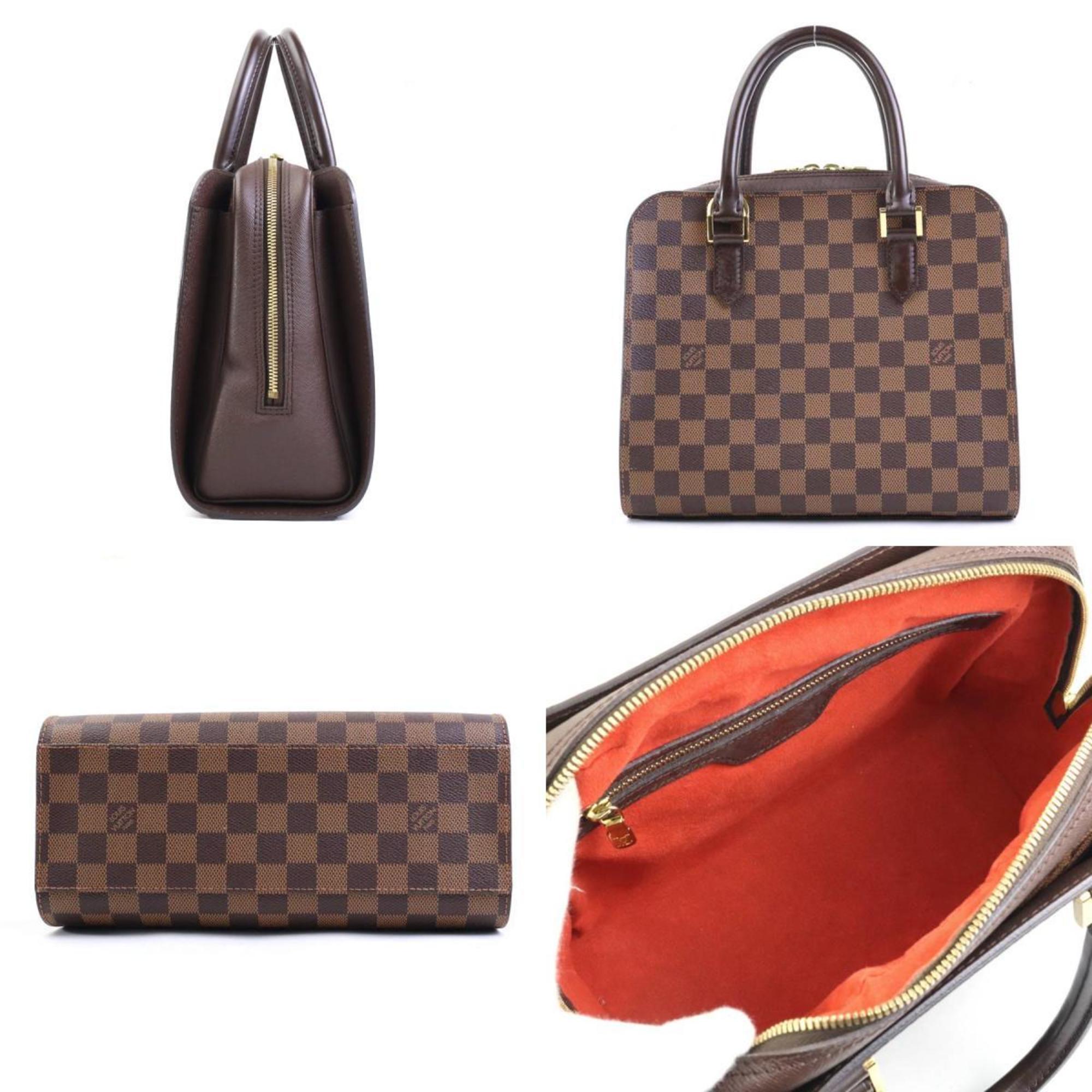 Louis Vuitton LOUIS VUITTON Handbag Damier Triana Canvas Ebene Women's N51155 h30568a