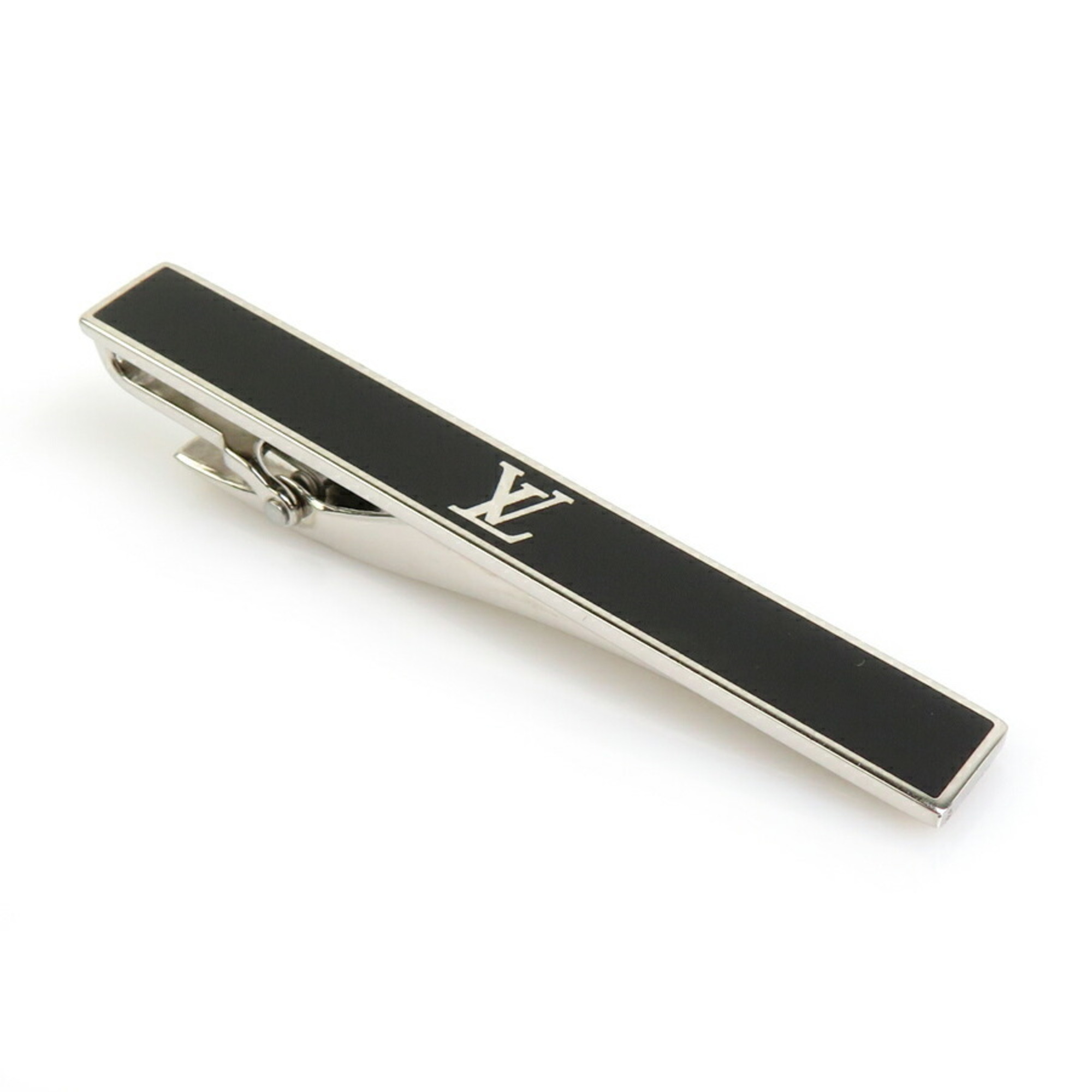 Louis Vuitton LOUIS VUITTON tie clip LV Award metal black x silver men's M00913 h30576k