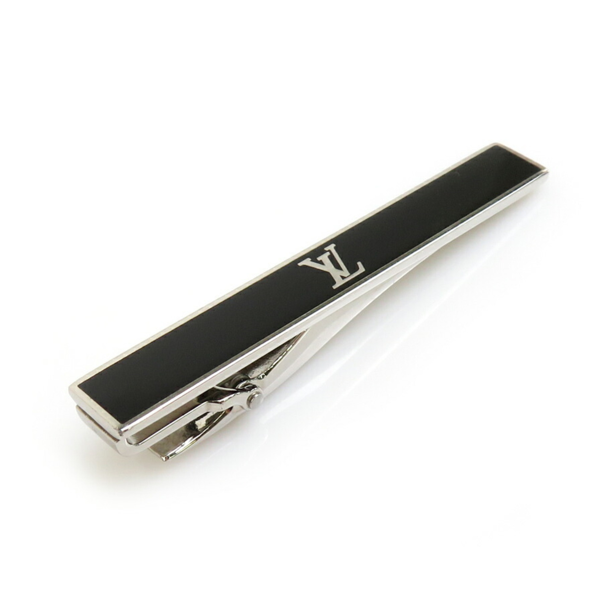 Louis Vuitton LOUIS VUITTON tie clip LV Award metal black x silver men's M00913 h30576k