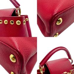 Louis Vuitton LOUIS VUITTON Handbag Capucines BB Leather Red Women's M54331 z2549