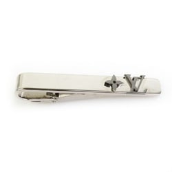 LOUIS VUITTON Tie Clip, Pins, Cravate, LV Instinct Metal, Silver, Men's, M00528, h30580k