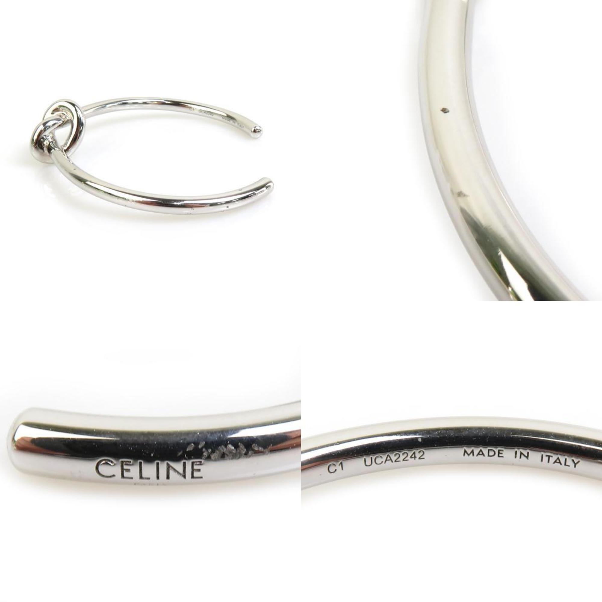 CELINE bangle metal silver ladies h30579k