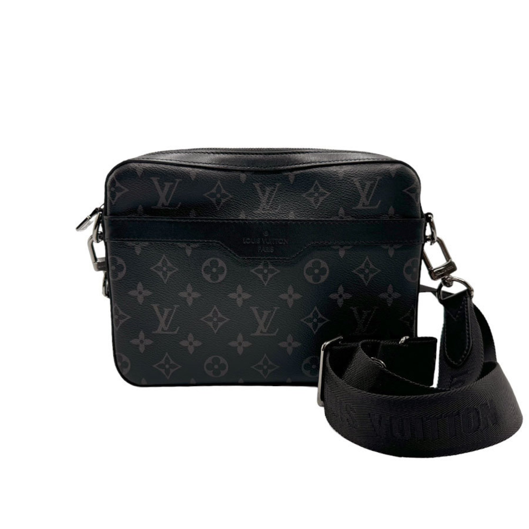 Louis Vuitton LOUIS VUITTON Shoulder Bag Monogram Eclipse Reverse Trio Black Men's M69443 z2046