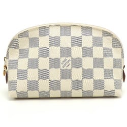 Louis Vuitton Pochette Tick Women's Pouch N60024 Damier Azur White