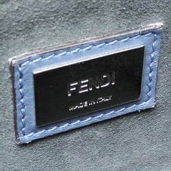 Fendi Peekaboo Medium Women's and Men's Handbag 8BN290 Leather Myrtle Blue (Blue)