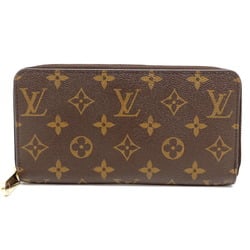 Louis Vuitton Zippy Wallet Women's and Men's Long M41895 Monogram Brown