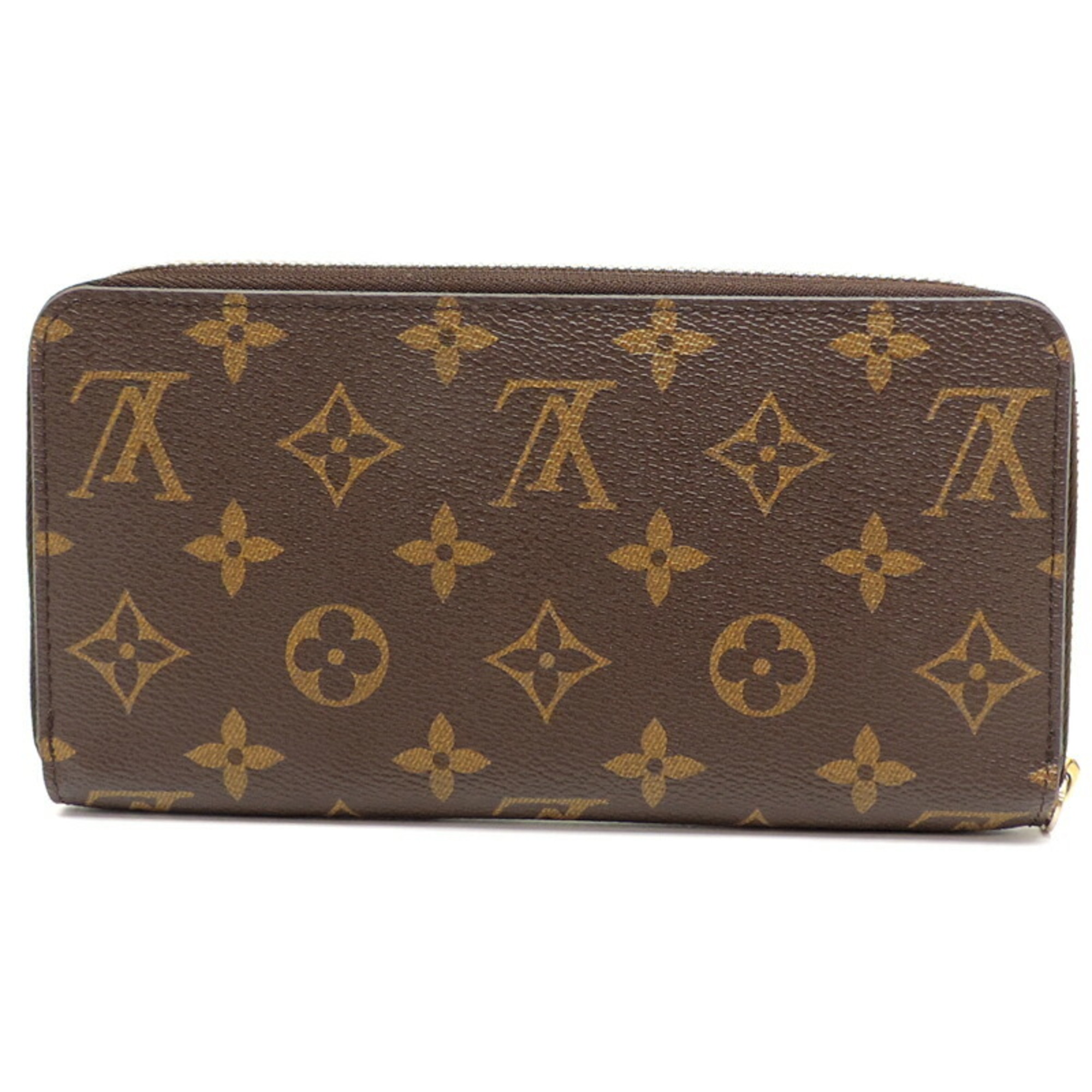 Louis Vuitton Zippy Wallet Women's and Men's Long M41895 Monogram Brown