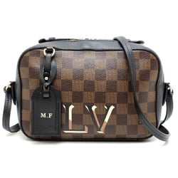 Louis Vuitton Santa Monica Initial Women's Shoulder Bag N40189 Damier Ebene (Brown)