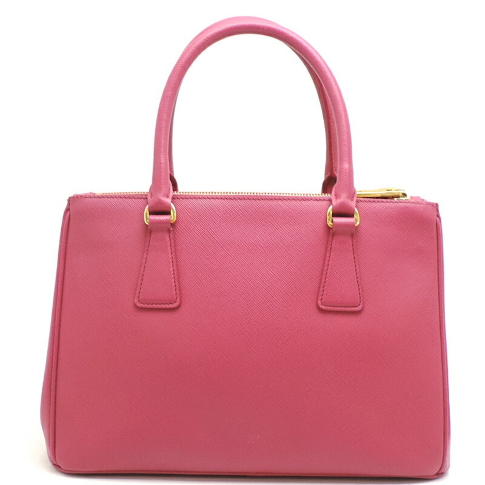 Prada Galleria Medium Women's Handbag BN2274 Saffiano Leather Pink