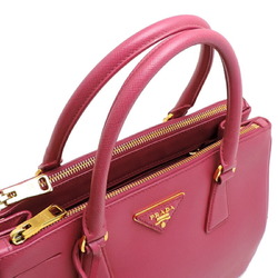 Prada Galleria Medium Women's Handbag BN2274 Saffiano Leather Pink