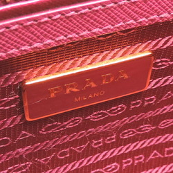 Prada Galleria Medium Women's Handbag BN2274 Saffiano Leather Pink