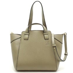 Loewe Hammock Nugget Women's Handbag A538H04X06 Calfskin Sand Beige (Gray)