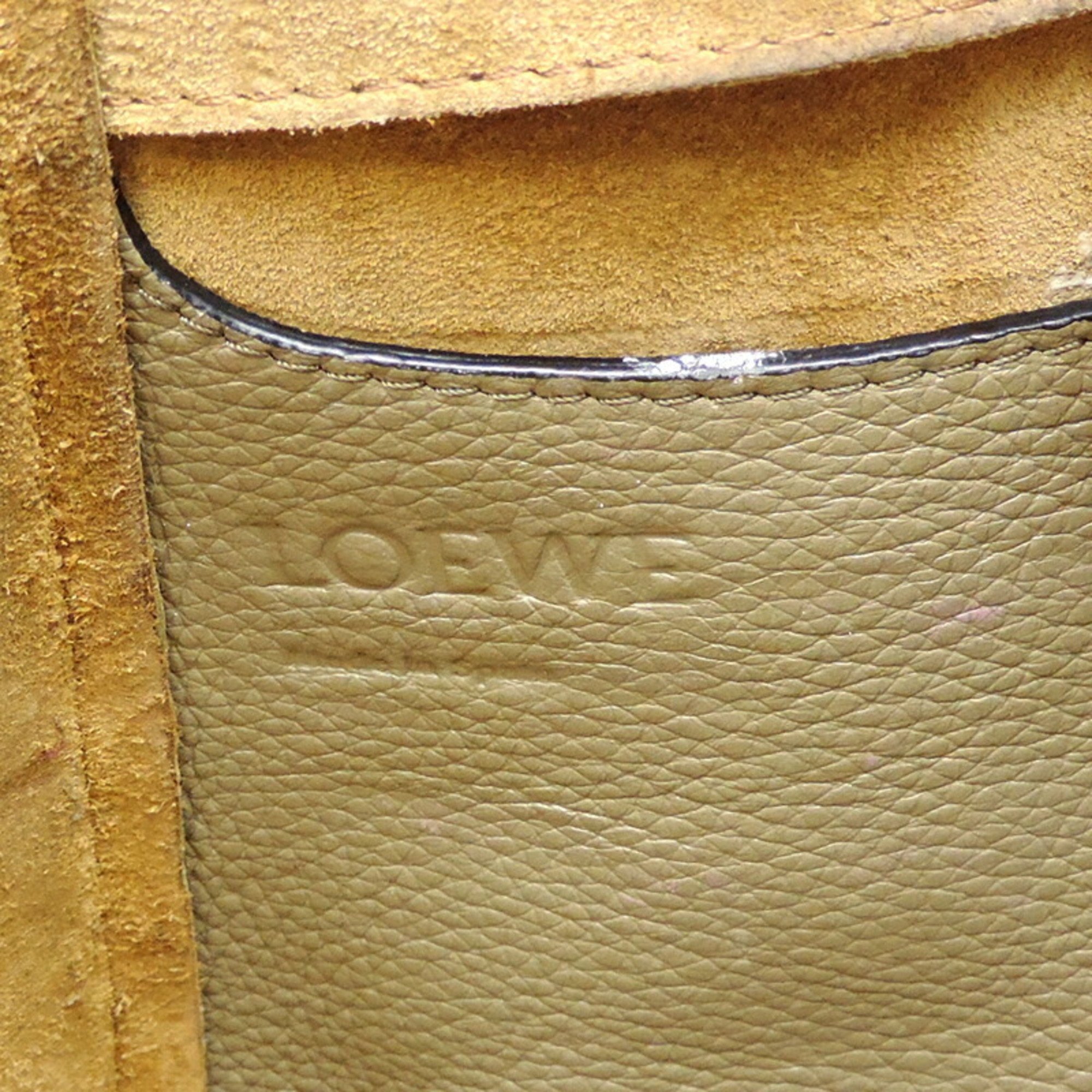 Loewe Hammock Nugget Women's Handbag A538H04X06 Calfskin Sand Beige (Gray)