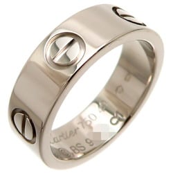 Cartier #49 Love Ladies Ring B4084749 750 White Gold Size 9