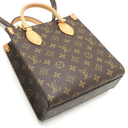 Louis Vuitton Sac Plat BB Women's and Men's Handbag M46265 Monogram Brown