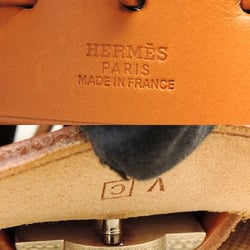 Hermes Airbag MM □C stamped 1999 Women's and Men's Handbag Leather Natural