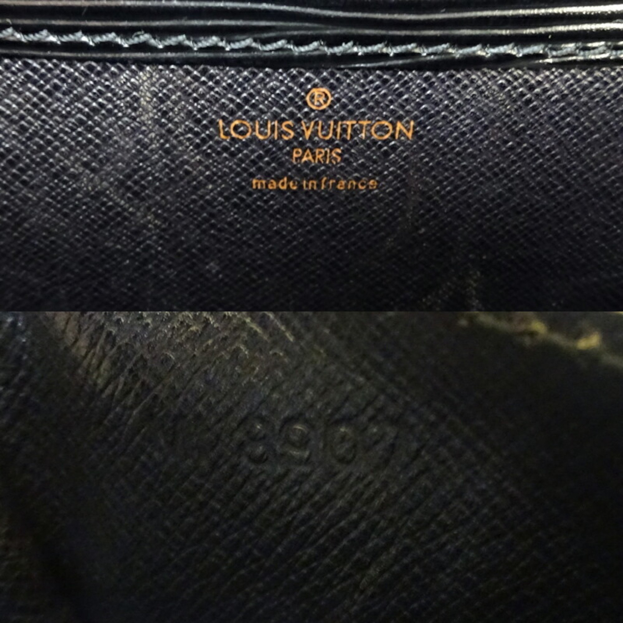 Louis Vuitton Cartesière with holes, ladies shoulder bag M52242 Epi Creel Black