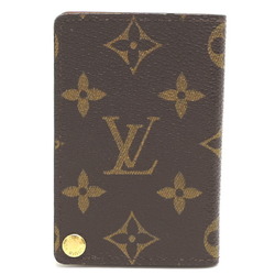 Louis Vuitton Porte Carte Credit Pression Women's and Men's Card Case M60937 Monogram Brown