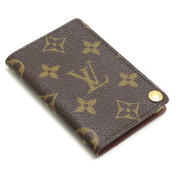 Louis Vuitton Porte Carte Credit Pression Women's and Men's Card Case M60937 Monogram Brown