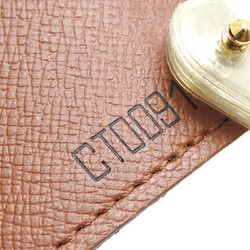 Louis Vuitton Porte Carte Credit Pression Women's and Men's Card Case M60937 Monogram Brown