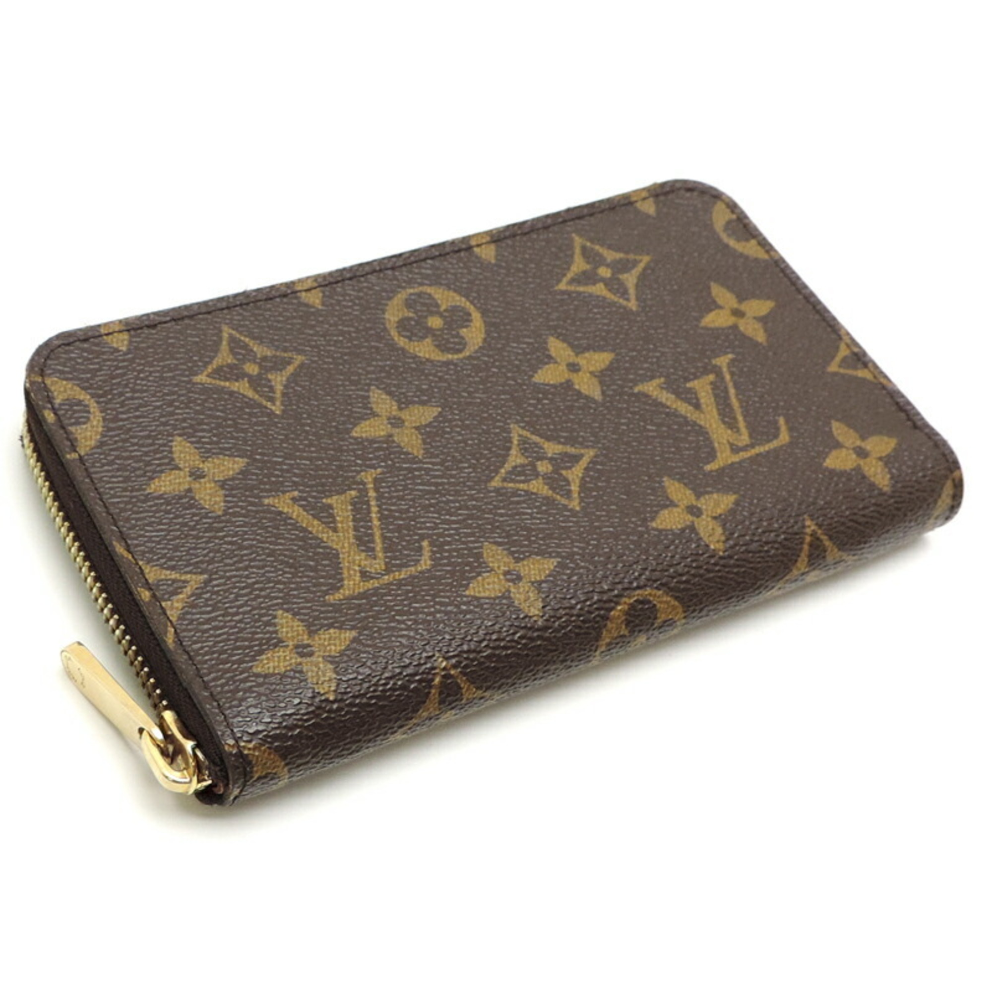 Louis Vuitton Zippy Compact Wallet Women's and Men's Bi-fold M61440 Monogram Brown