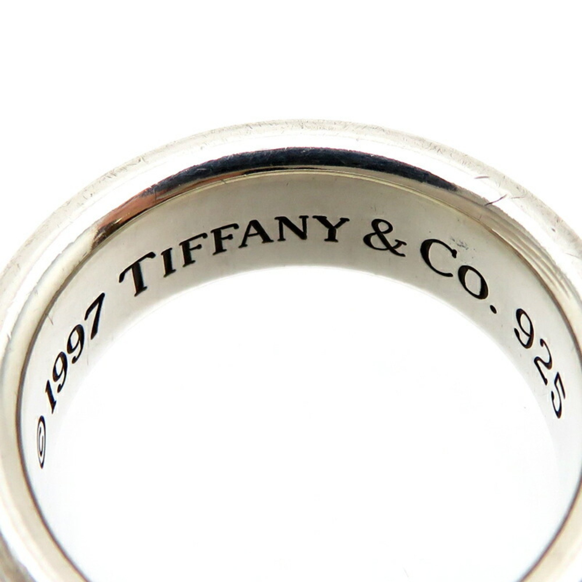 Tiffany SV925 1837 Women's Ring, Silver 925, Size 10