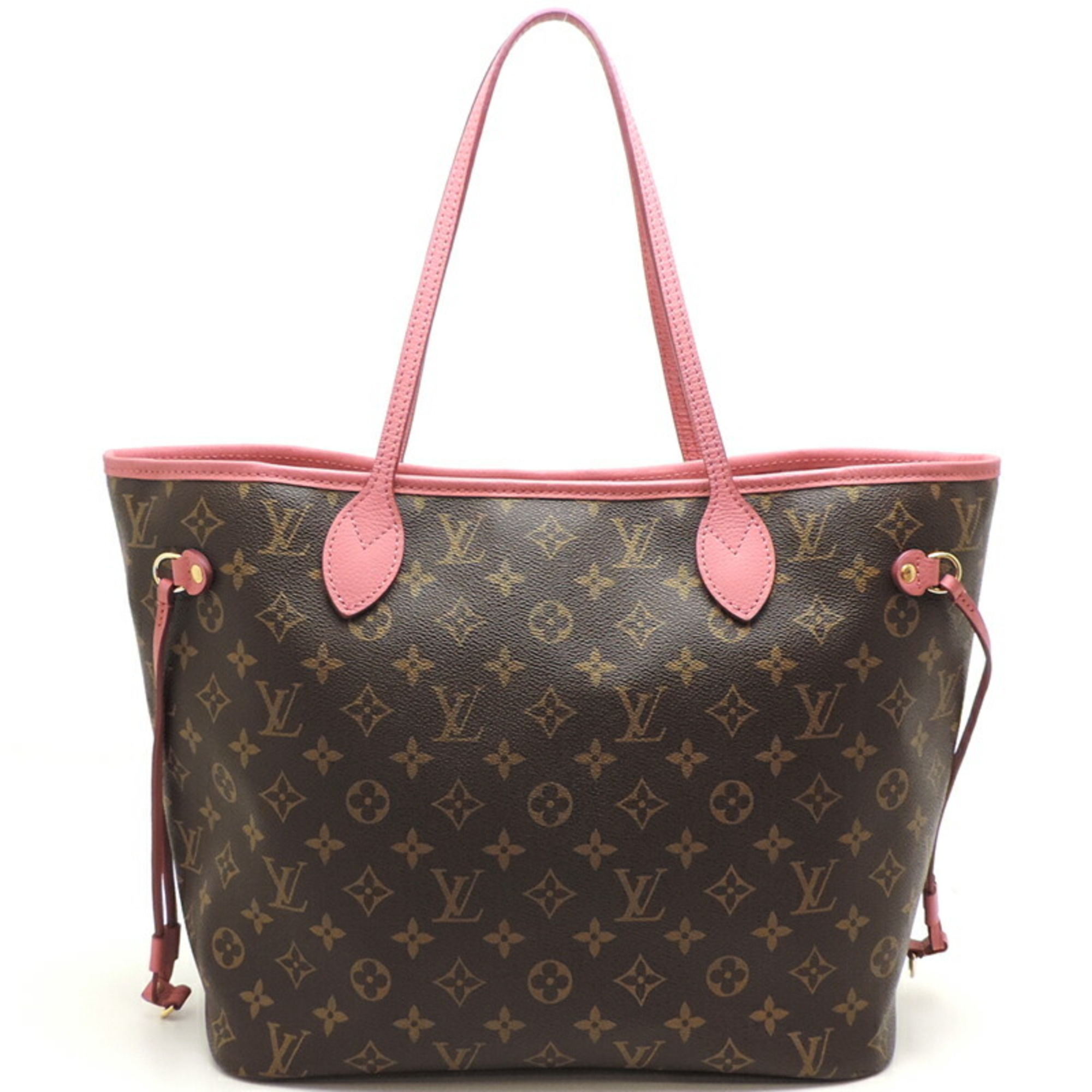 Louis Vuitton Ikat Flower Neverfull MM Women's Tote Bag M40939 Monogram Rose Velours (Pink)