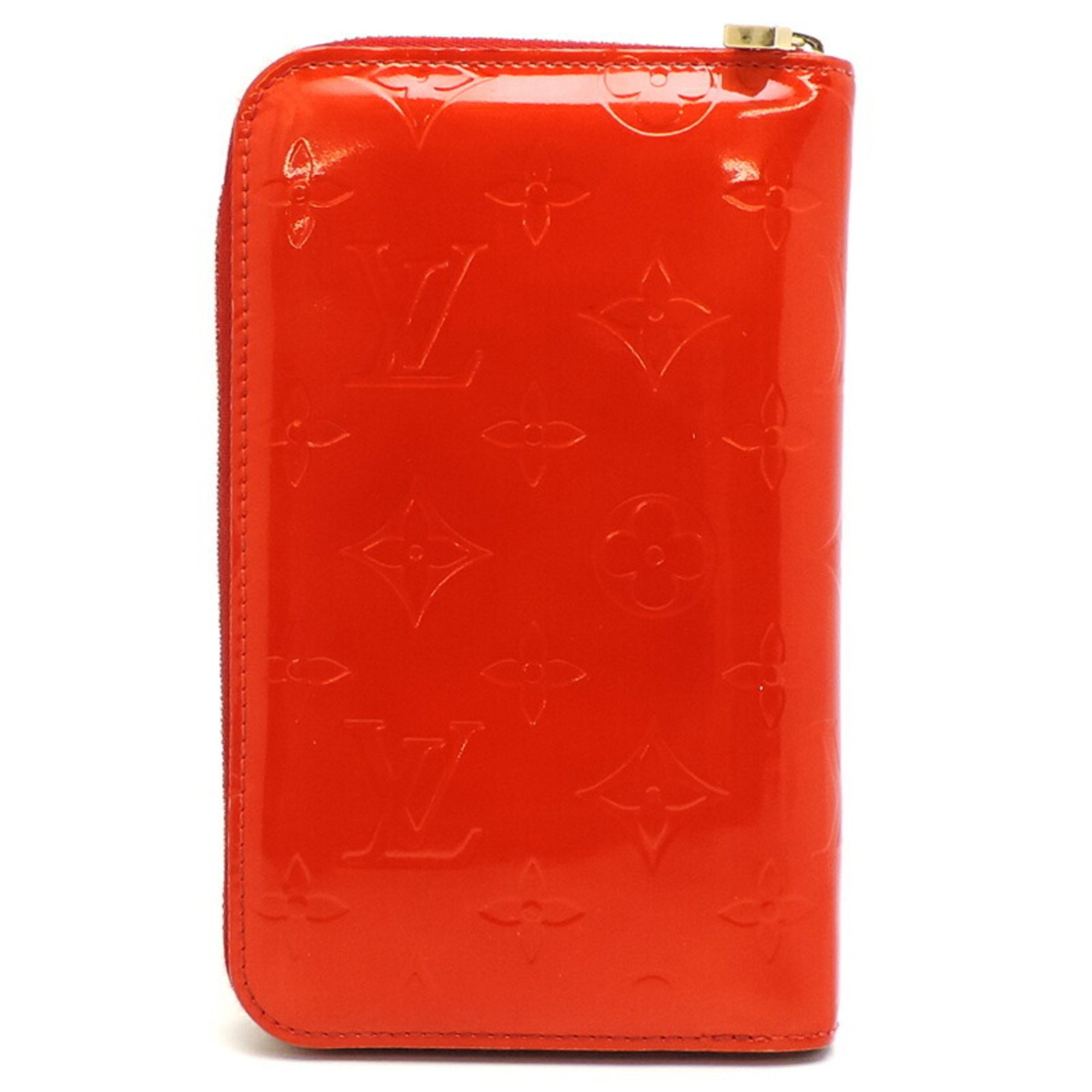 Louis Vuitton Eldridge Women's Long Wallet M91159 Monogram Vernis Rouge (Red)