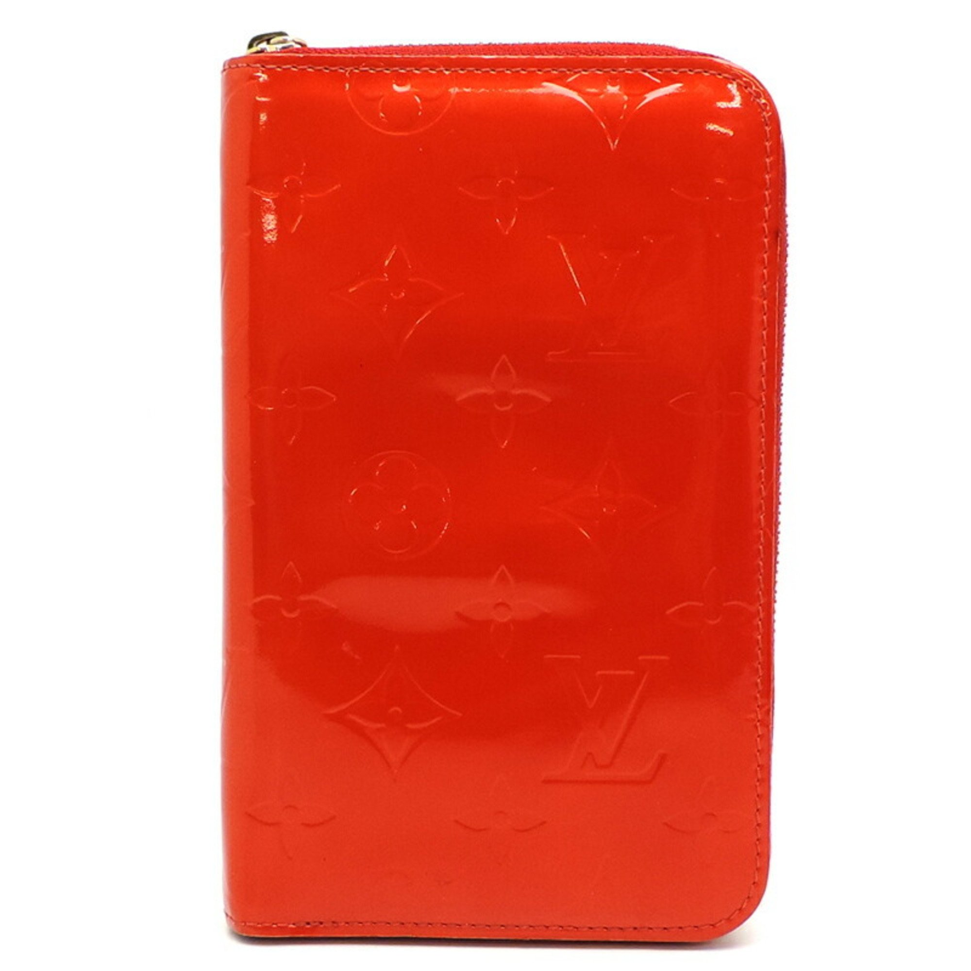 Louis Vuitton Eldridge Women's Long Wallet M91159 Monogram Vernis Rouge (Red)