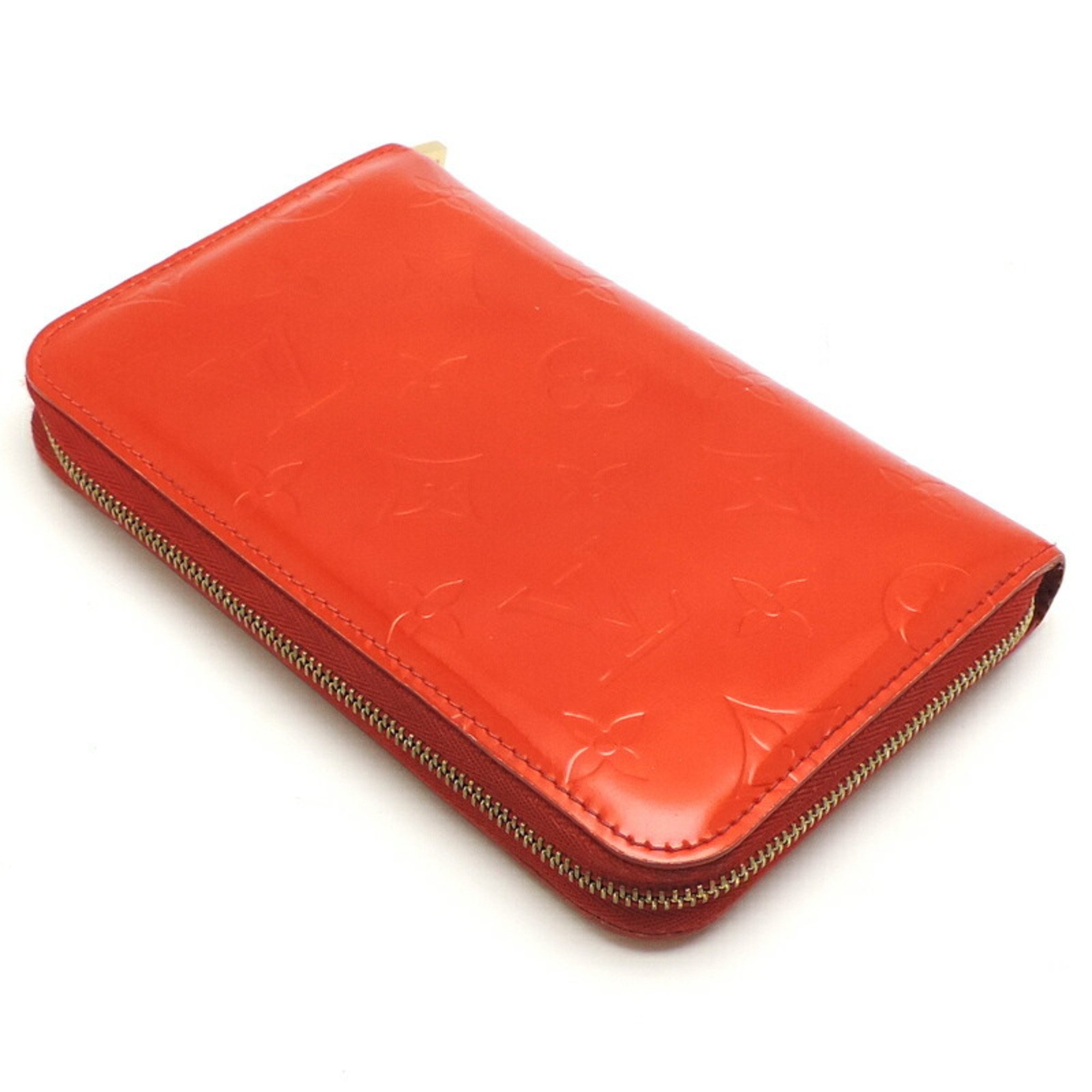 Louis Vuitton Eldridge Women's Long Wallet M91159 Monogram Vernis Rouge (Red)