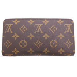 Louis Vuitton Zippy Wallet Women's and Men's Long M60017() Monogram Brown