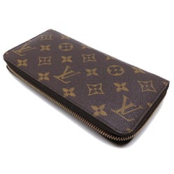 Louis Vuitton Zippy Wallet Women's and Men's Long M60017() Monogram Brown