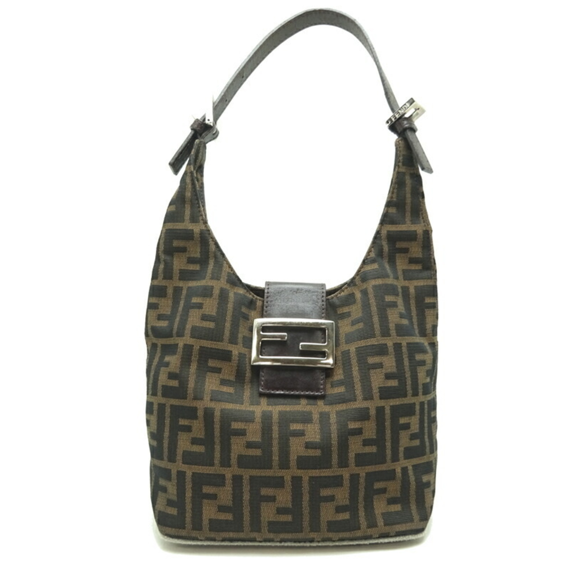 Fendi Women's Handbag Jacquard Brown