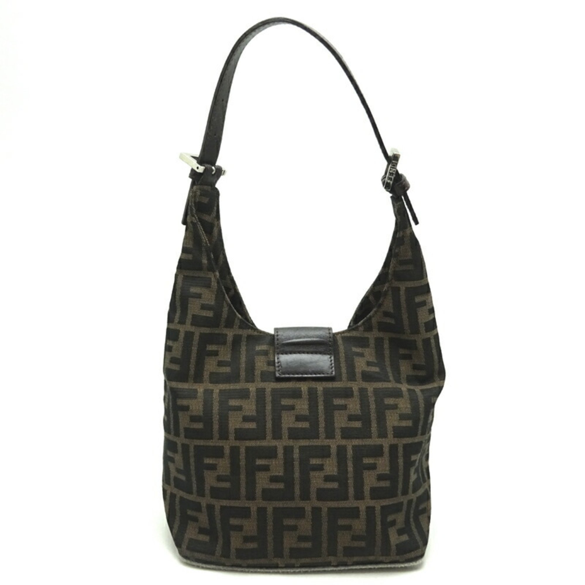 Fendi Women's Handbag Jacquard Brown