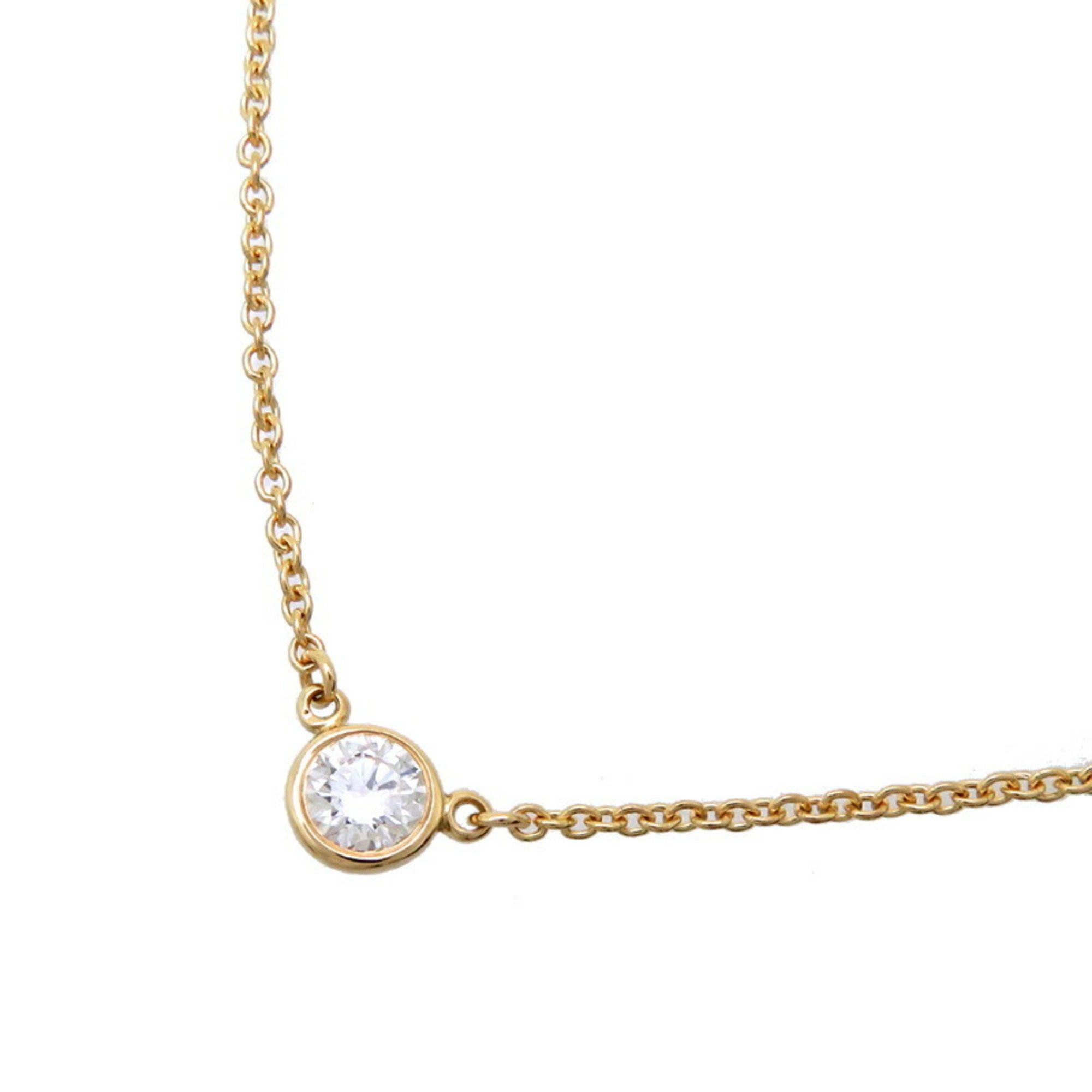 Tiffany by the Yard Diamond Women's Necklace 750 Yellow Gold