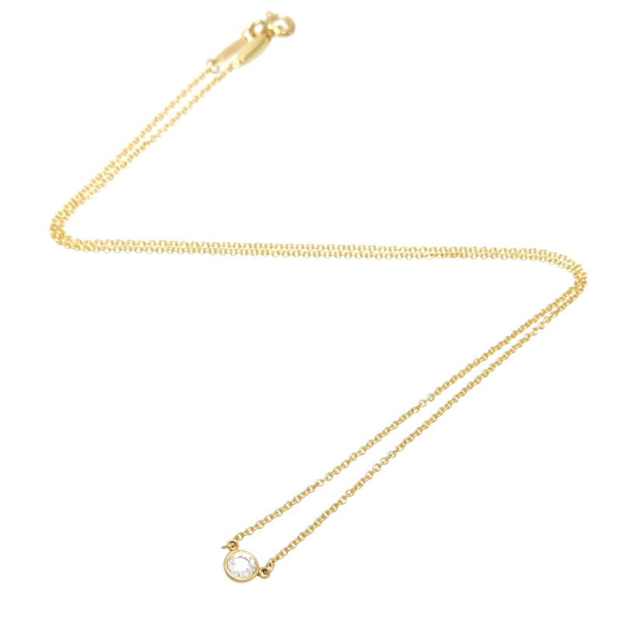 Tiffany by the Yard Diamond Women's Necklace 750 Yellow Gold