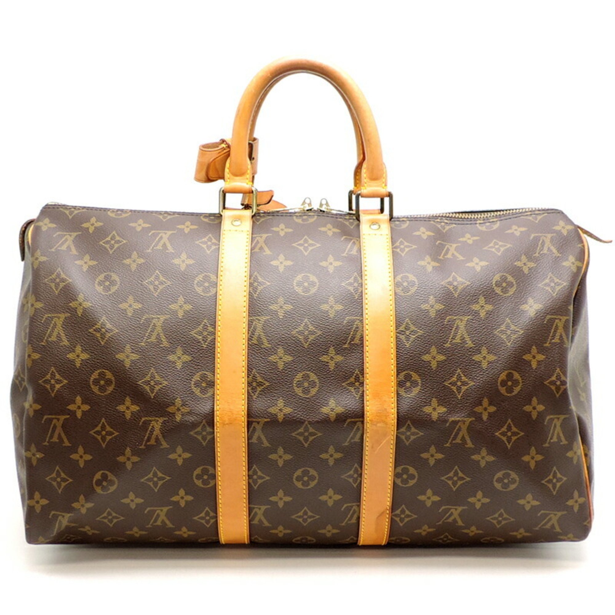 Louis Vuitton Keepall 45 Women's and Men's Boston Bag M41428 Monogram Brown